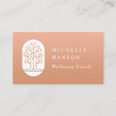 Aangepaste kleur Moderne boomstructuur Gezondheids Visitekaartje (Voorkant)