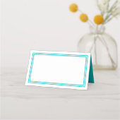 Aangepaste Kleur Moderne Klassieke Randen Plaatskaartje (Voorkant)