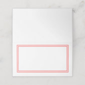 Aangepaste kleur Moderne klassieke randen Plaatskaartje (Buitenkant ongevouwen)