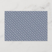 Aangepaste Kleur Moderne Trouwreceptie Informatiekaartje (Achterkant)