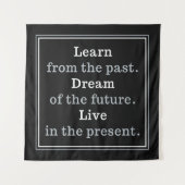 Aangepaste kleur Motivatie Quote tapestry Wandkleed (Voorkant)