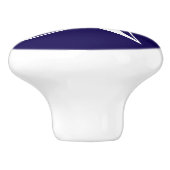 Aangepaste kleur nautische ster keramische knop (Zijkant)