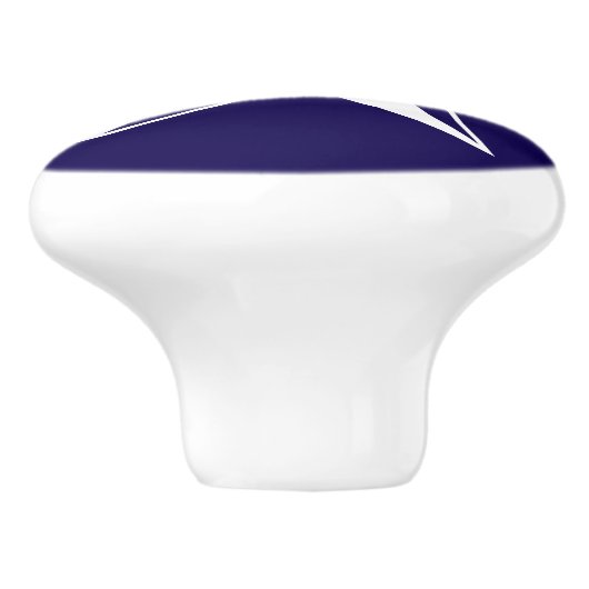 Aangepaste kleur nautische ster keramische knop (Zijkant)