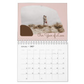 Aangepaste kleur Ons Jaar van Liefde Eerste Jubile Kalender (Jan 2027)