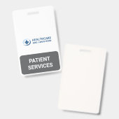 Aangepaste Kleur Ontvangst Patiëntenservice Begele Badge (Voor- en achterkant)
