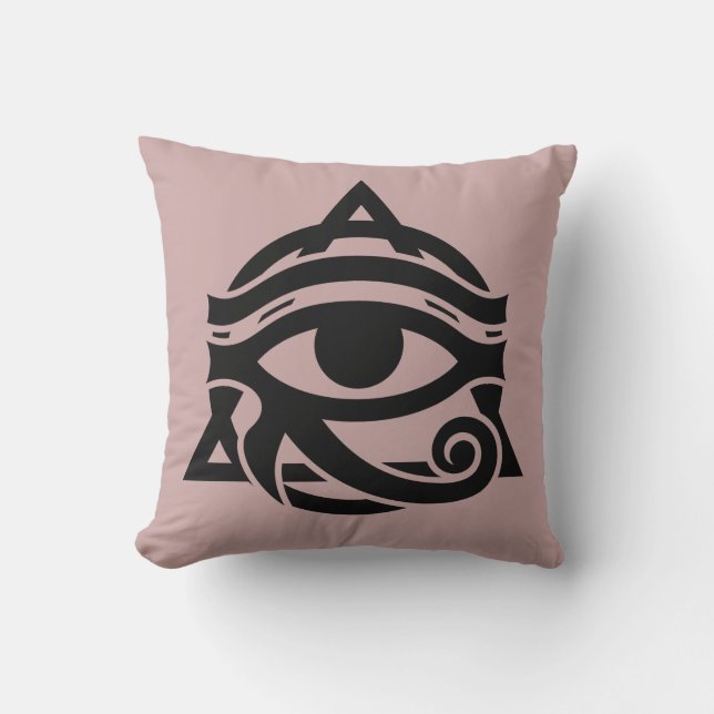 Aangepaste kleur oog van Horus Kussen (Voorkant)