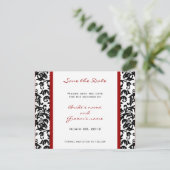 Aangepaste kleur Opslaan datumkaarten Save The Date (Staand voorkant)