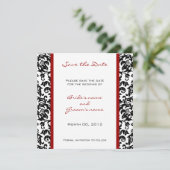 Aangepaste kleur Opslaan datumkaarten Save The Date (Staand voorkant)