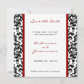 Aangepaste kleur Opslaan datumkaarten Save The Date (Voorkant)