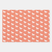 Aangepaste kleur paardenpaarden inpakpapier vel (Voorkant 3)
