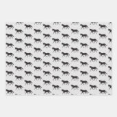 Aangepaste kleur paardenpaarden inpakpapier vel (Voorkant 2)