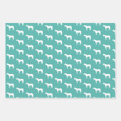 Aangepaste kleur paardenpaarden inpakpapier vel (Voorkant)