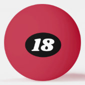 Aangepaste kleur ping pong ballen voor 18e verjaar (Voorkant)