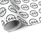 Aangepaste Kleur Promotioneel Zakelijk Logo Merk Cadeaupapier (Rol Hoek)