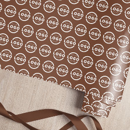 Aangepaste kleur promotionele bedrijfslogo merknaa cadeaupapier