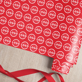Aangepaste kleur promotionele bedrijfslogo merknaa cadeaupapier