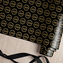 Aangepaste kleur promotionele bedrijfslogo merknaa cadeaupapier