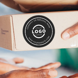 Aangepaste kleur promotionele bedrijfslogo merknaa ronde sticker