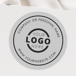 Aangepaste kleur promotionele bedrijfslogo merknaa ronde sticker