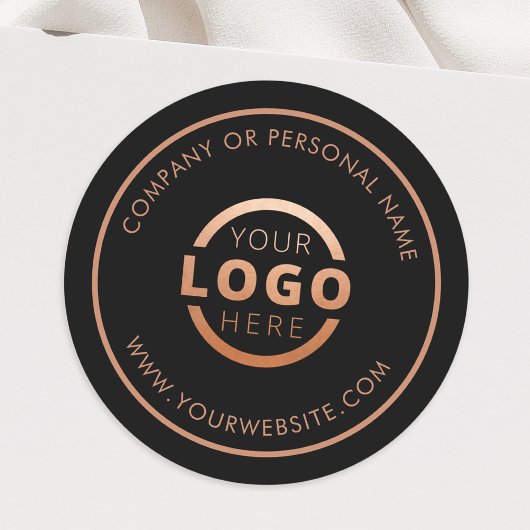 Aangepaste Kleur Promotionele Zakelijke Logo Merks Ronde Sticker