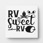 AANGEPASTE KLEUR RV Sweet RV Camping Fotoplaat (Voorkant)
