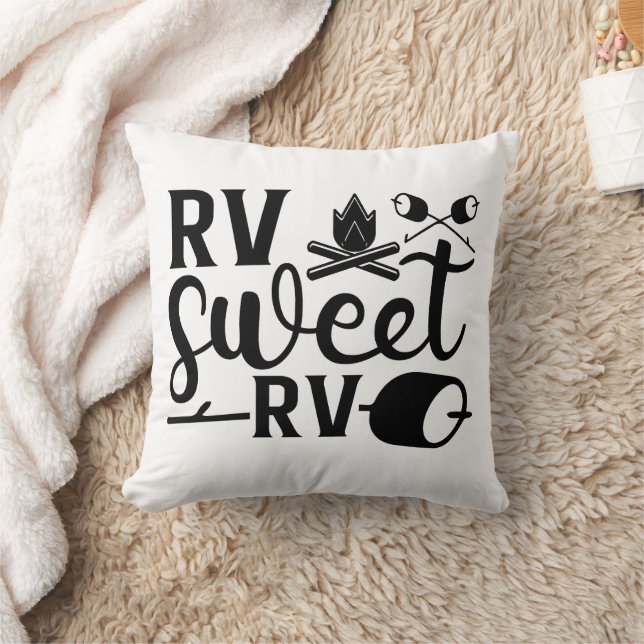 AANGEPASTE KLEUR RV Sweet RV Camping Kussen (Deken)