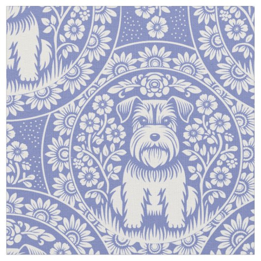 Aangepaste kleur Schnauzers of andere Terriers Flo Stof (Close Up)