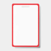 Aangepaste Kleur School Student Foto Identificatie Badge (Achterkant)