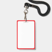 Aangepaste Kleur School Student Foto Identificatie Badge (Achterkant met lanyard)