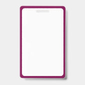 Aangepaste kleur school student identificatie foto badge (Achterkant)