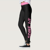 Aangepaste kleur | "Sore AF"-werkplan Leggings (Links)