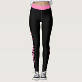 Aangepaste kleur | "Sore AF"-werkplan Leggings (Voorkant)