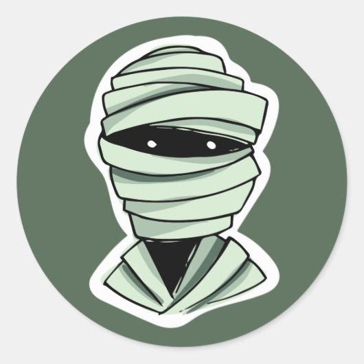 Aangepaste kleur stickers 2/4 van tekens Halloween (Voorkant)