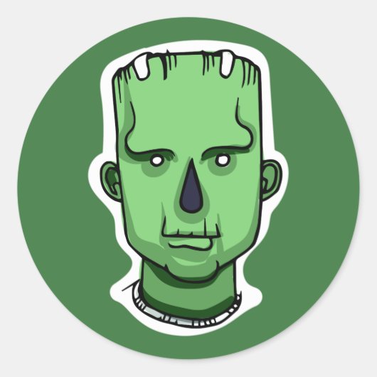 Aangepaste kleur stickers 4/4 van tekens Halloween (Voorkant)
