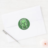 Aangepaste kleur stickers 4/4 van tekens Halloween (Envelop)