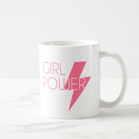 Aangepaste Kleur Stijlvol Meisje Power Cool SVG De Koffiemok (Rechts)