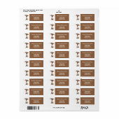 Aangepaste kleur & tekst, coole whippet etiket (Full Sheet)