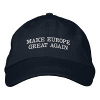Aangepaste kleur & tekst Maak Europa weer leeg Bla