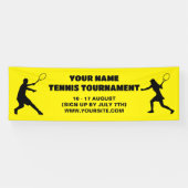 Aangepaste kleur tennis toernooi banner sjabloon (Horizontaal)