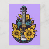 Aangepaste kleur Ukulele Briefkaart (Voorkant)