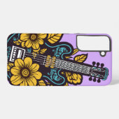 Aangepaste kleur Ukulele Samsung Galaxy Hoesje (Achterkant horizontaal)