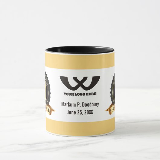 Aangepaste kleur UNIVERSAL-jubileum koffie Mok (Midden)