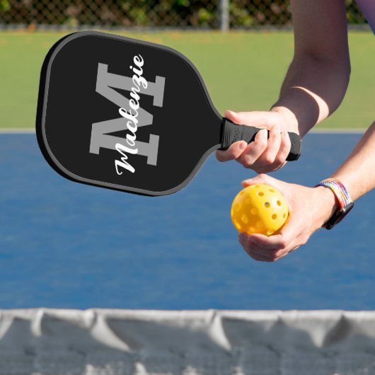 Aangepaste kleur van de Naam van het MonogrammeMan Pickleball Paddle (Insitu)