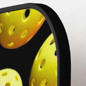 Aangepaste kleur van het Pickleball-patroon Pickleball Paddle (Links Detail)