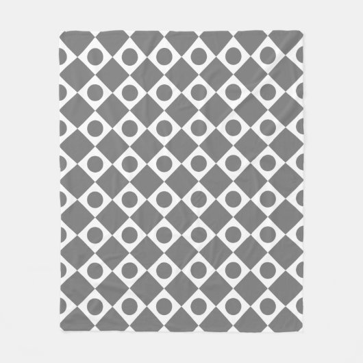 Aangepaste kleur van Mod Retro 60 Fleece Deken (Voorkant)