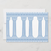 aangepaste kleur verjaardagsfeestje met Griekse te Kaart (Achterkant)