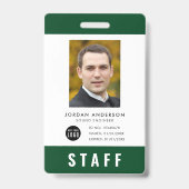 Aangepaste Kleur Voeg Logo Foto Personeelspas Badge (Voorzijde)