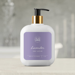 Aangepaste kleur Voeg Logo Script Lines productlab Vierkante Sticker