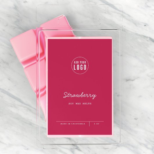 Aangepaste kleur Voeg Logo Script Lines productlab Wijn Etiket