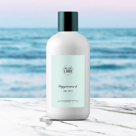 Aangepaste kleur Voeg Logo Script Lines productlab Wijn Etiket